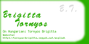 brigitta tornyos business card
